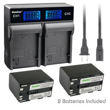 Kastar Battery Charger for Canon BP-915 BP-930 BP-945 BP-950G BP-970G GL2 XL1