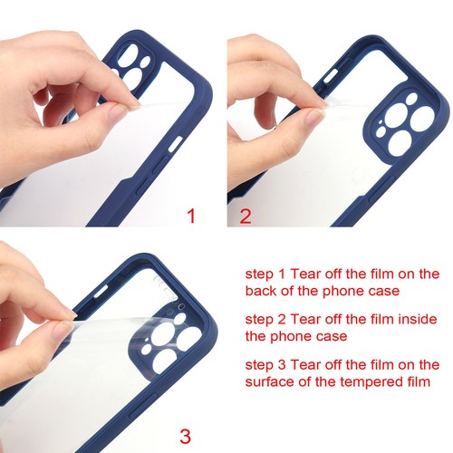 For iPhone 15 14 13 12 11 Pro Max X XR Shockproof Silicone Full 360° Case Cover - Picture 7 of 19