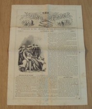 Journal CHRÉTIEN époque guerre civile 1863 ~ "The YOUNG REAPER" ~ BAPTISTE américain ~ (JC)