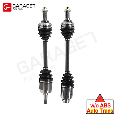 For 2000 01 02 03 2004 Kia Spectra Auto Trans 1.8L Front Pair CV Axle Assembly
