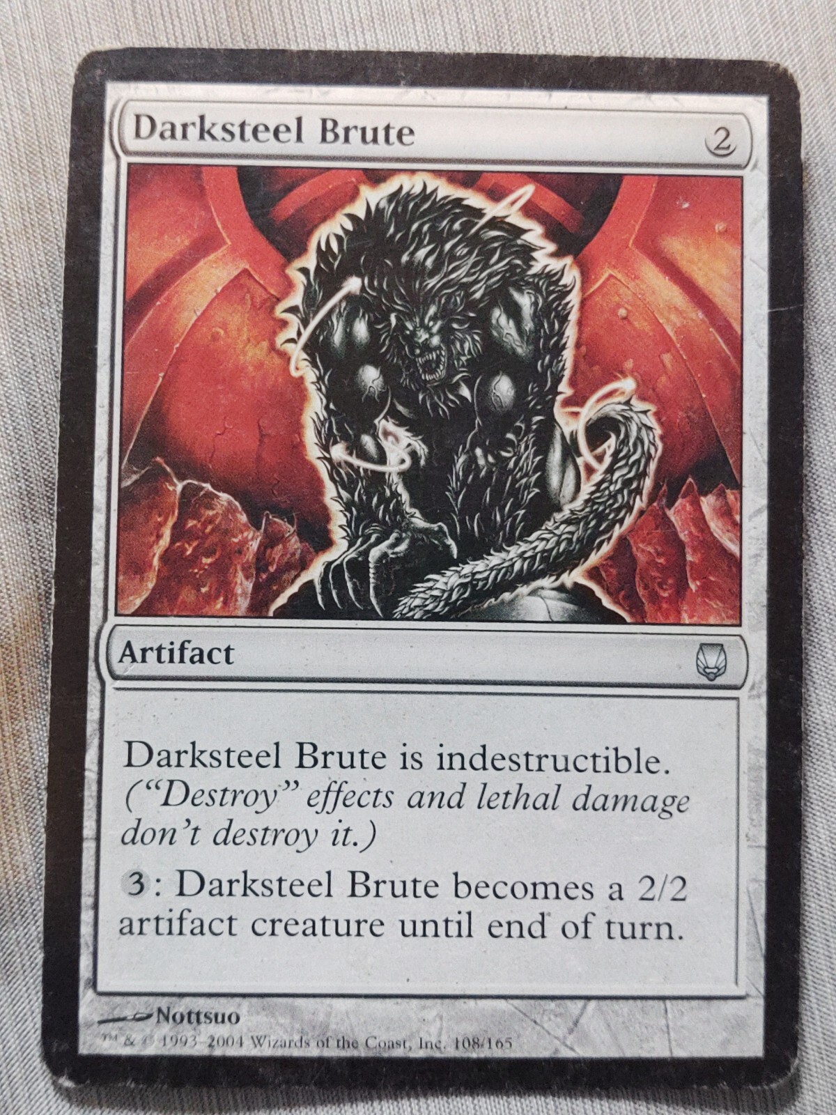 Darksteel Brute *Uncommon* Magic MtG x1 Darksteel LP