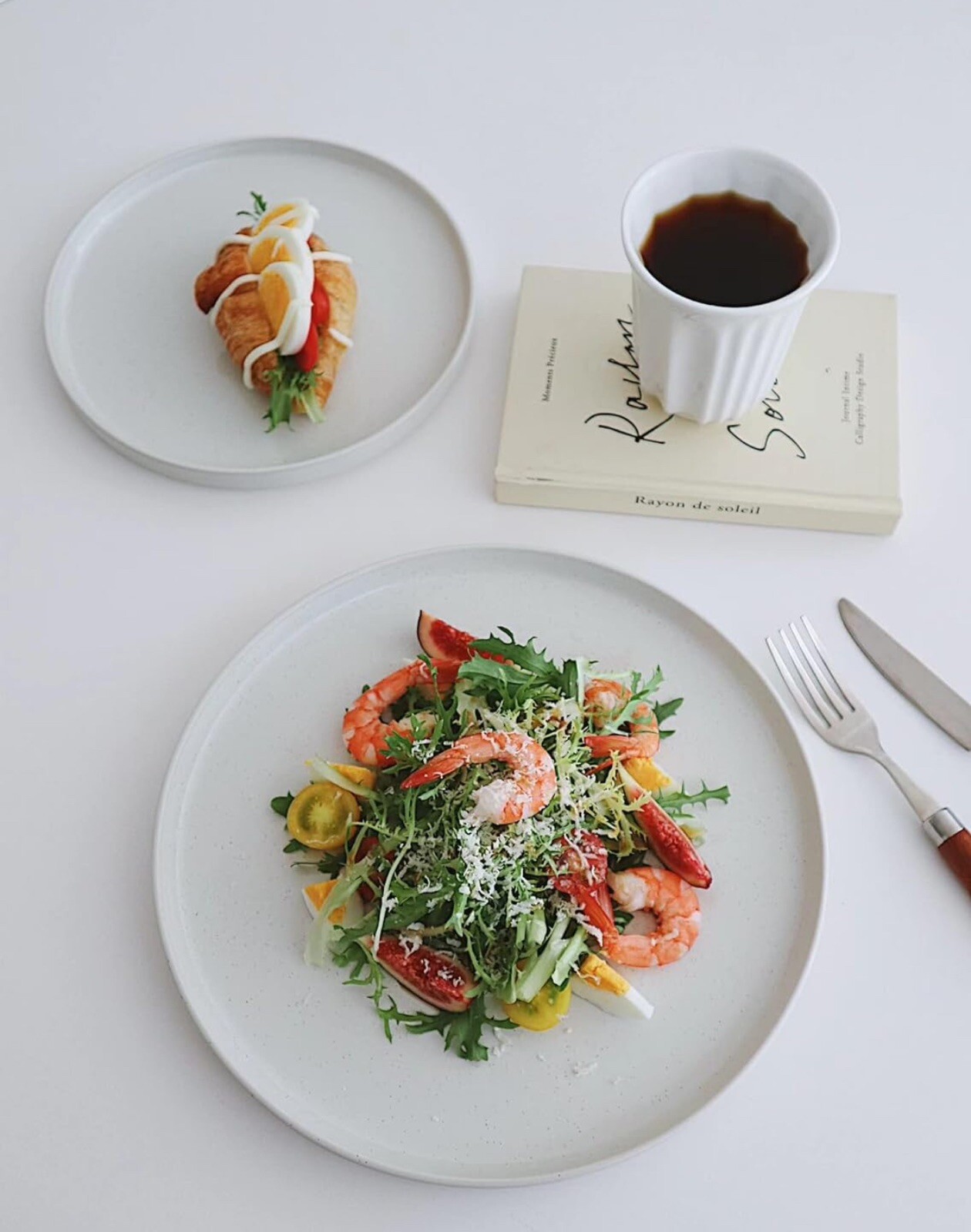 Famiware Nebula Plates and Bowls Set, 12 Pieces Dinnerware Sets, Dishes Set f...