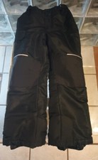 Kids Swiss Tech Ski Snow Pants Black Size Small 7/8 Winter Wear Unisex