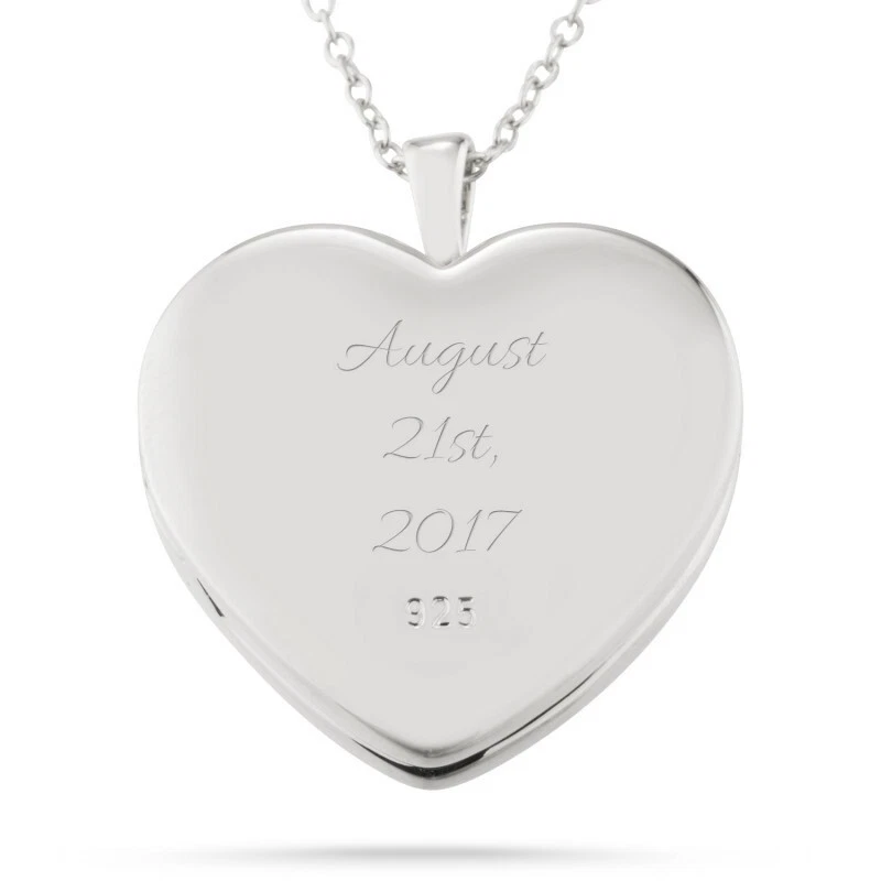 THINGS REMEMBERED STERLING SILVER HEART LOCKET eBay