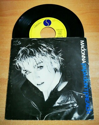 【PROMO】Madonna Papa Don't Preach 7inch MADONNA Papa don't preach 7