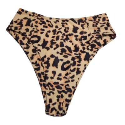 Zaful Leopard Print Bikini Bottom Size Medium (8)