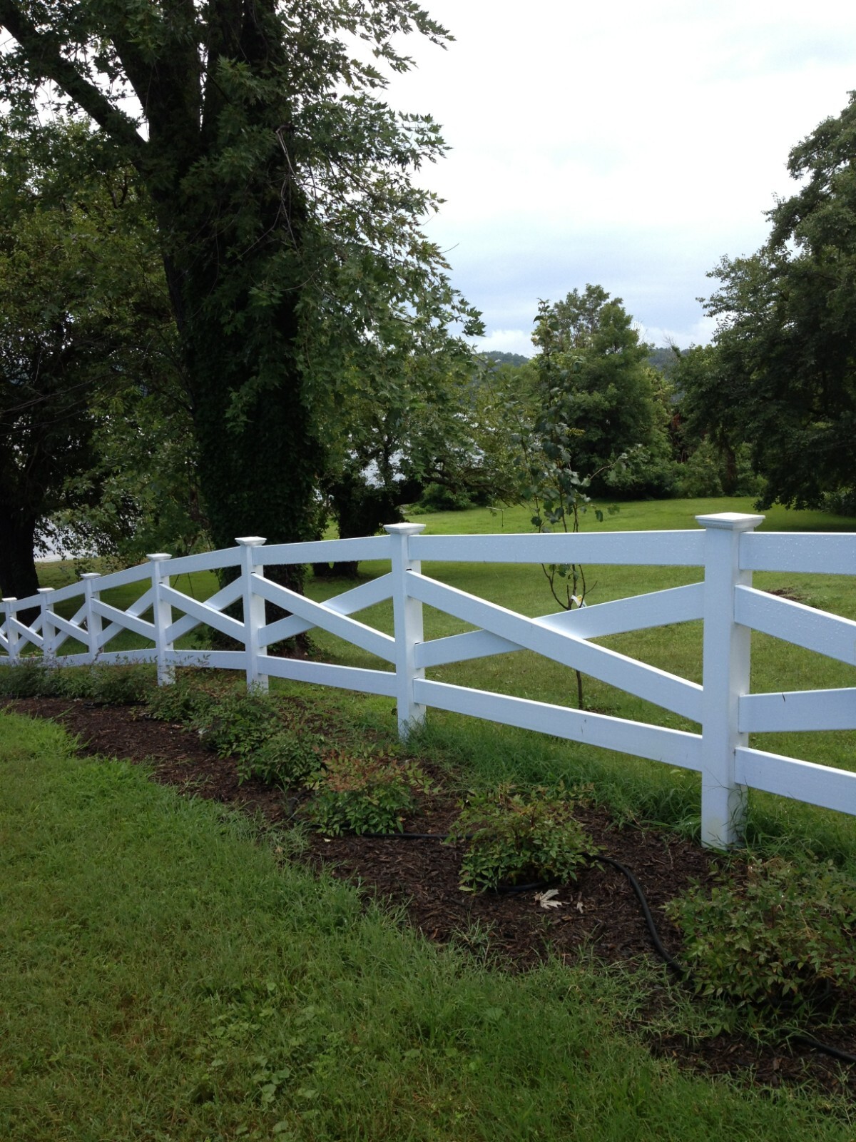 Crossbuck PVC Fencing Horse Fence Acreage Property UV stabilized