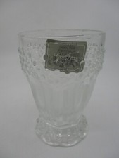 GORHAM EMILY'S ATTIC CLEAR DOUBLE OLD FASHIONED GLASS - 4 3/4" x 3 1/2"  0106E
