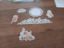 6X PAPER DIE CUTS FOR SCRAPBOOKING/JOURNALS MIXED PD64 