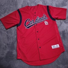 Vtg St. Louis Cardinals Medium Jersey MLB Genuine MLB Dynasty Baseball STL