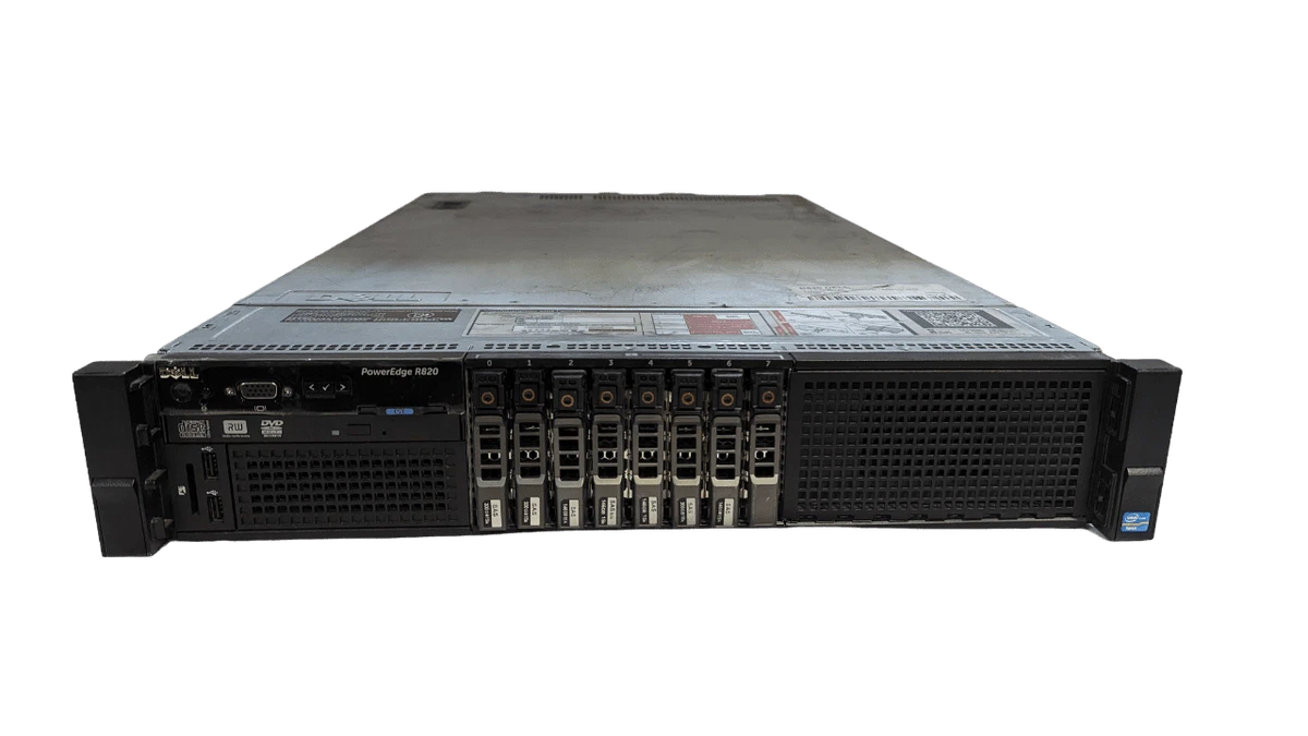 DELL PowerEdge R820 レア Dell PowerEdge R820 4x8-CORE XEON E5-4620 768GB RAM 2u Rack Mount