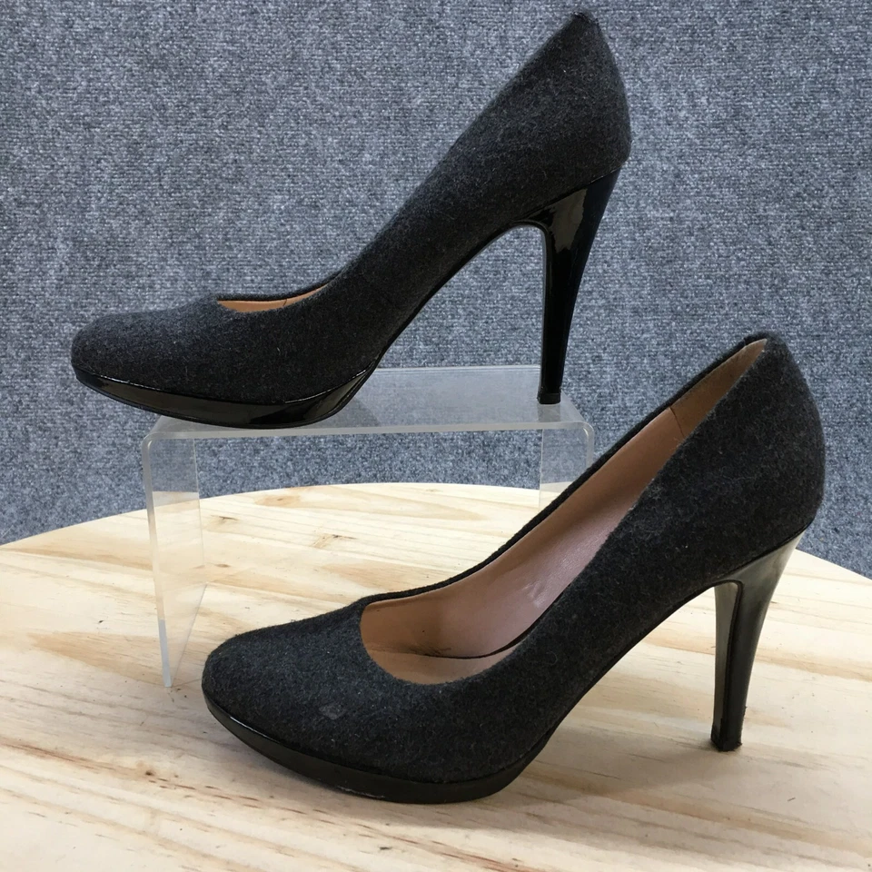 Zapatos de salón Nine West para mujer 7,5 M gris gamuza informales tacones altos informales Foto 2 de 4