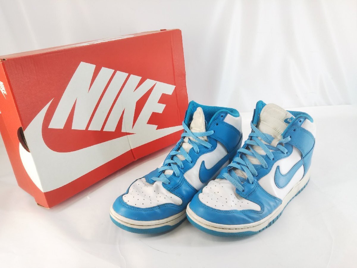 NIKE Men 10.0US Dunk High Chionship Blue Dd1399-400