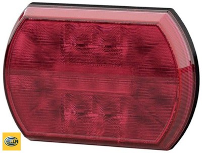 HELLA 2NE 009 001-021 Retronebbia Posteriore 12V Alogeno – Rosso Con Spina AMP Per Auto, Montaggio Interno