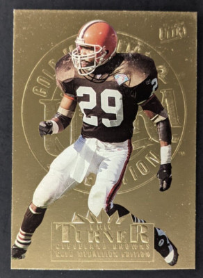 Eric Turner 1995 Fleer Ultra GOLD MEDALLION #70 Football NFL Card
