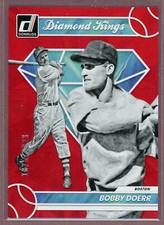 2023 Donruss Baseball Diamond Kings Holo Red #14 Bobby Doerr (Red Sox)/2023