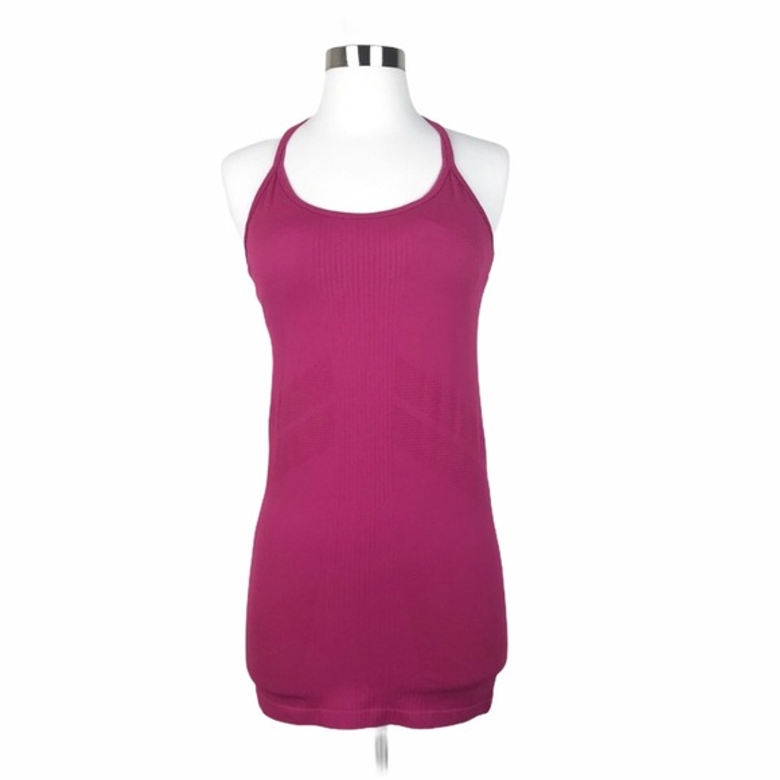 Fabletics Yoga Athletic Medium Top Raspberry Pink… - image 1