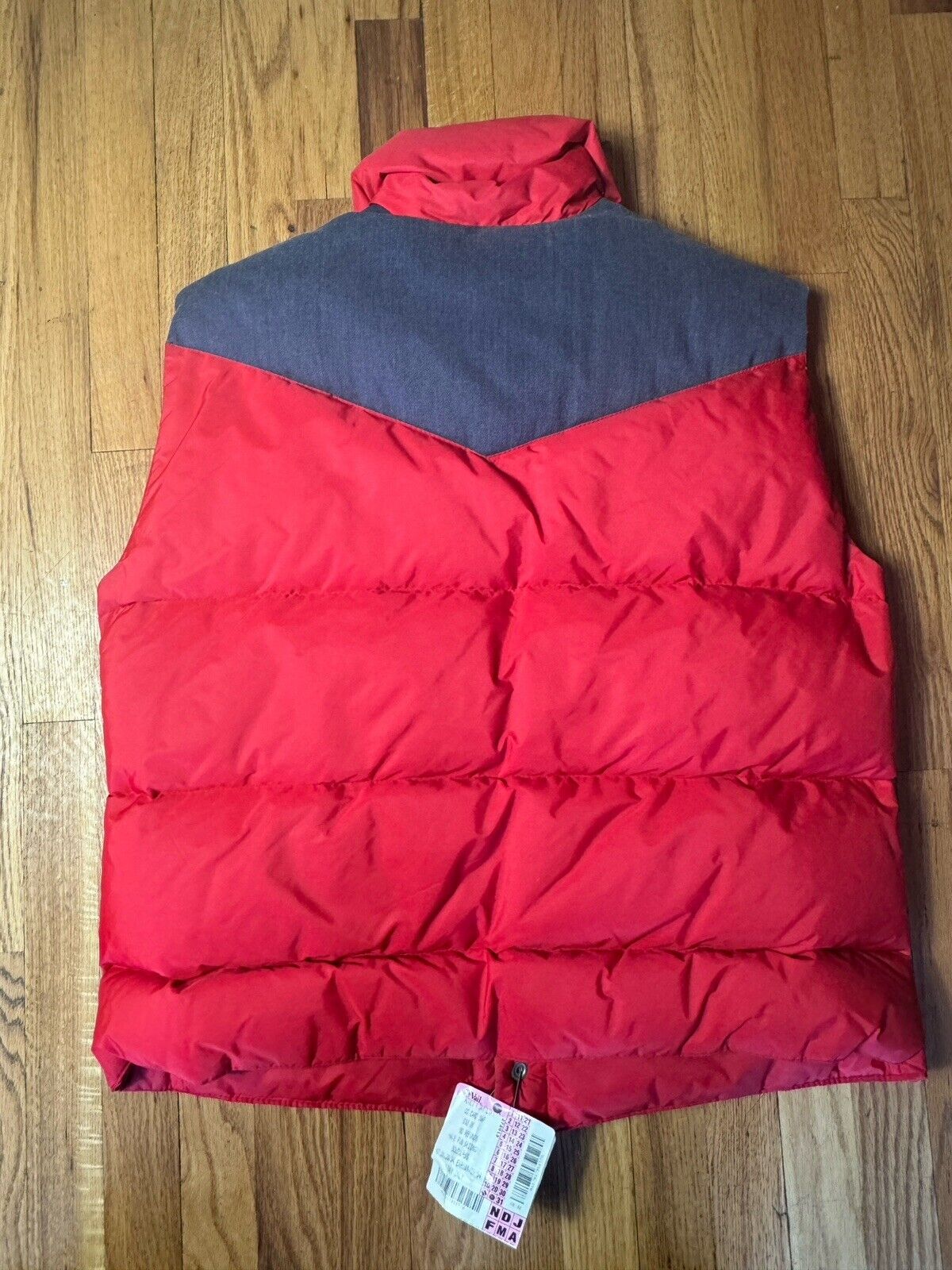 Vintage Tempco Puffer Vest Goose Down Small Blue … - image 2