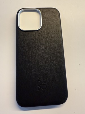 Bang & Olufsen Iphone 16 Pro Max Leder Case Infinite Black B&O  Beo
