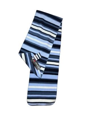 Land s End Aircore-200 Polartec Fleece Striped Scarf 10 x58  NEW 