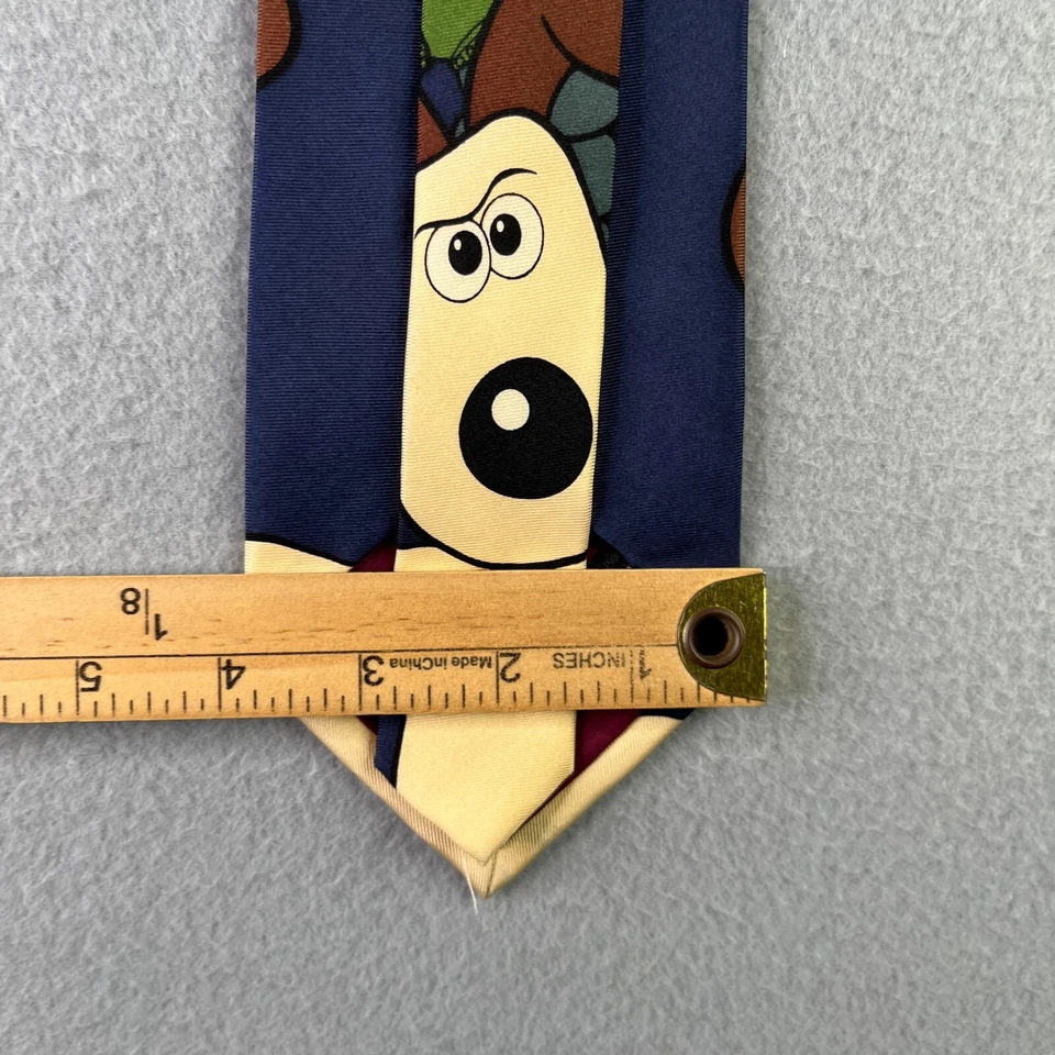 Corbata de seda Mad Dogs & Englishmen Shaun the Sheep para hombre Repp 1989 vintage.   B4 Foto 3 de 4