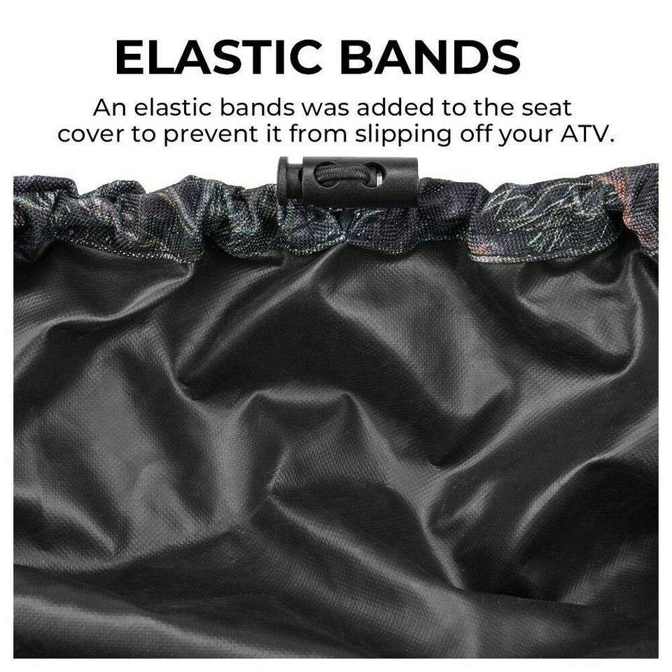 KEMIMOTO Camo ATV Tank Saddle Storage Bag For Polaris Sportsman 450 570 Yamaha E - Foto 6