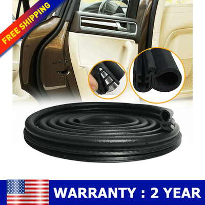 #ad #ad 9.8ft Rubber Seal Car Door Edge Guard Molding Trim Protectors Strip Black Parts $23.99