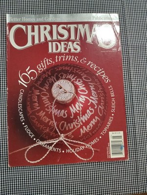 Better homes and gardens Christmas Ideas vintage magazine dec 2000