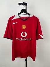 Nike Manchester United 2004/2006 Home Football Soccer Jersey Red Size M