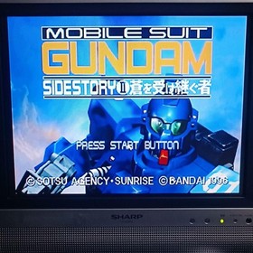 Sega Saturn Mobile Suit Gundam 3-Game Lot w/ Cases Discs Manuals Japan