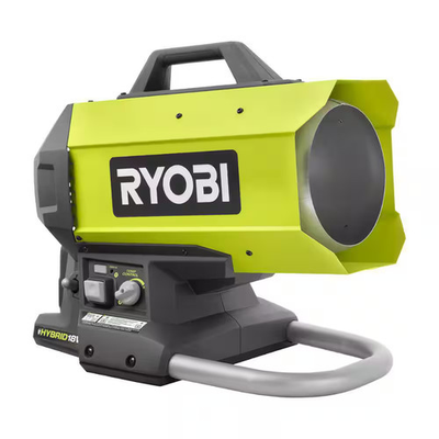 #ad #ad 18V Cordless Hybrid Forced Air Propane Heater Tool Only RYOBI Green $64.00