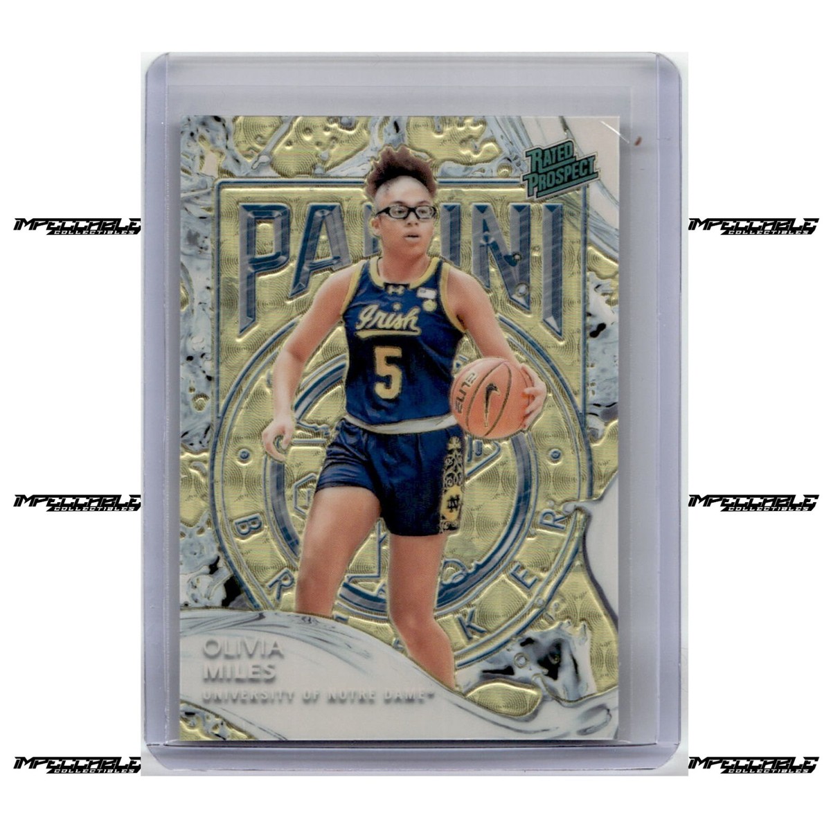 2025 Panini NSCC VIP - Gold Vinyl #OM Olivia Miles Splash of Color