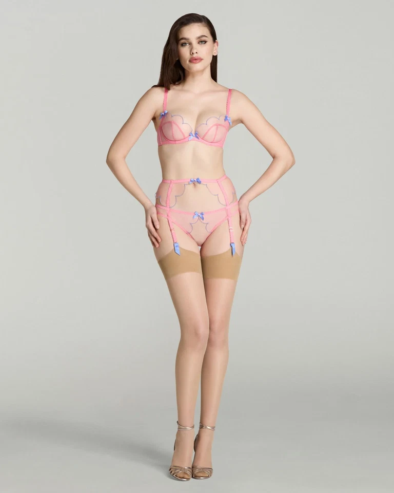 Agent Provocateur Lorna (Baby Pink & Blue) - Various Pieces - Image 2 of 4