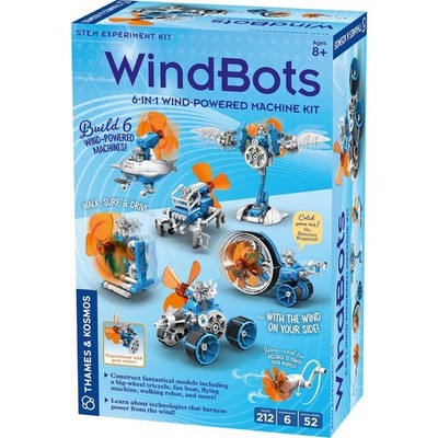 Thames & Kosmos WindBots 6-in-1 Engineering STEM Kit   Build 6 Wind- (US IMPORT)