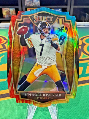 2020 Panini Select Ben Roethlisberger Tie Dye Die Cut #107  1/25  Steelers (1/1)