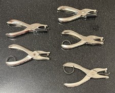 Lot Of 5 Metal Hole Punches Including 2 McGill