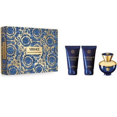 Versace Dylan Blue Damen Set Edp 50ml Körpermilch 50ml und Duschgel 50ml