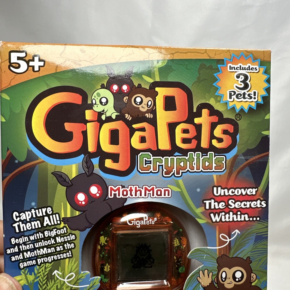 NEW** Giga Pets Cryptids - Virtual Pet 3-in-1 Mothman, Bigfoot