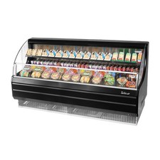Turbo Air TOM75LBN 75 in Black LowProfile OpenDisplay Merchandiser
