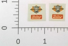Vintage Erson Cams Mallory Ignition Racing Water Transfer Sticker Decal Vintage Erson Cams Mallory Ignition Racing Water Transfer Sticker Decal