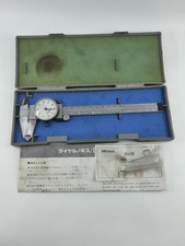 Mitutoyo 505-637-50 Dial Calipers 6-inch for Machinists W/ Case Papers Hardened