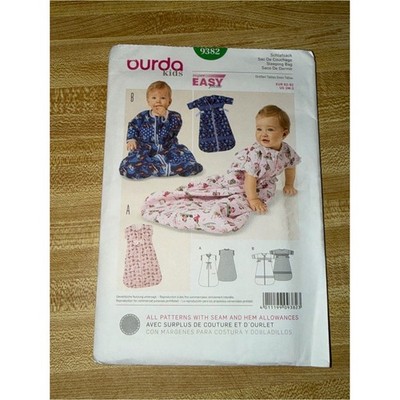 Burda Kids Sleeper Bag sewing pattern - Easy Sewing Pattern #9382
