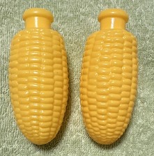 Pair Of Plastic Corn On The Cobs Pretend Play Fake Food Child  s Toy
