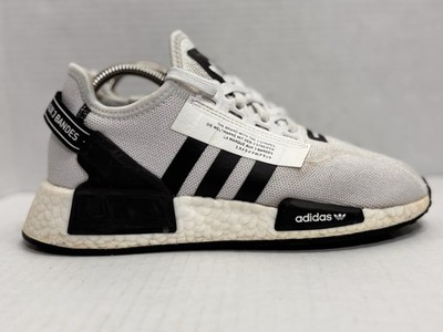adidas NMD R1 V2 Parley GX6368 White Black Boost Men 5 Women 6.5 Shoes Running