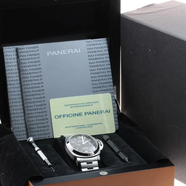 Panerai — Officine Panerai Luminor Marina PAM00299 43mm Black Dial Automatic Watch #C3352