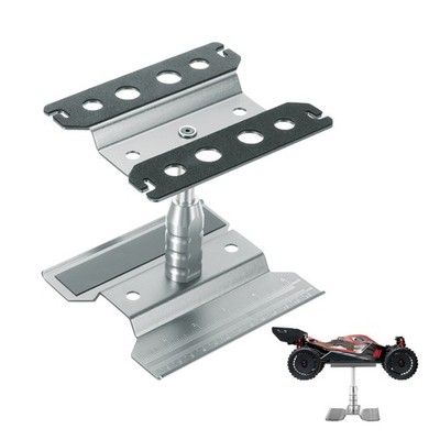 RC Car Work Stand Lift Lower Aluminum Repair Workstation (Gray)