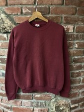 Vintage 90s Blank Crewneck Sweatshirt Youth XL Nucleus Made In USA