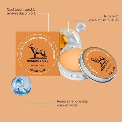 3x Therawolf Neuro Balm,Natural Herbal Joint Care Cooling Soothing