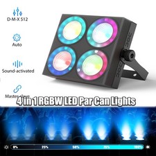 4LED RGBW Light 4 in 1 Stage Par Light 120W DMX DJ Disco Party Show Wash Light