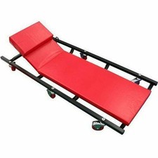 40 Ajustable Mechanics Creeper Rolling Seat Shop Garage Work Stool Tool Red